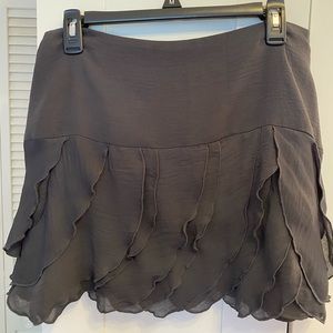 MNG Light Gray Mini Skirt